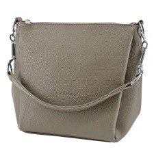 Women's bag B2787-24110, dark beige color, artificial leather, 19x10x23 cm