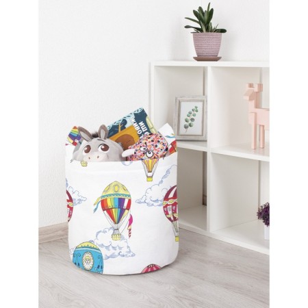 Basket for toys "Color balloons, size 35x35 cm