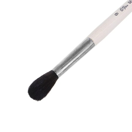Round Brush No. 9 (clip diameter 9 mm; hair length 28 mm), wooden handle, calligrata-4