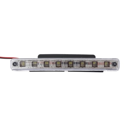 Daytime running lights, 12 V, 24 W, 8 LED, 6500 K, wire 80 cm, set 2 pcs-2