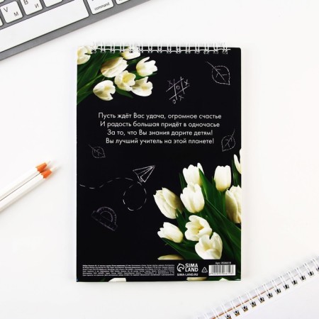 Set of “Best Teacher”: notebook A5, 40 sheets, pen-5
