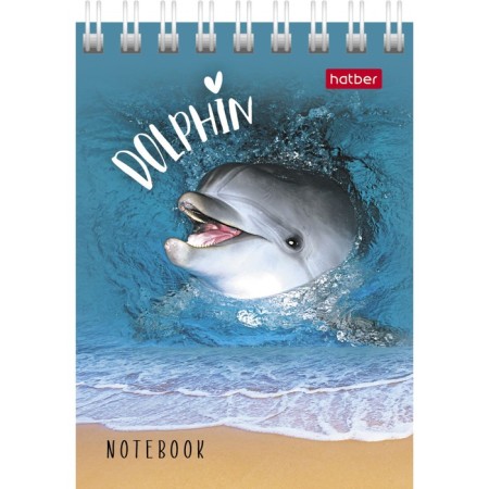 Notepad A7, 40 sheets on the crest "Underwater World", cover Cross Cardboard