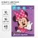 Color paper, A4, 16 sheets, 16 colors, non -stated, bilateral, on paper, 48 g/m², Minnie Mouse
