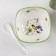 Porcelain salad with a spoon of the green garden, 250 ml