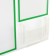 Information stand “Consumer Corpourine” 3 pockets (1 flat A4, 1 flat A5, 1 volumetric A5), green color