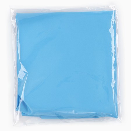 Locum for needlework, satin plain blue 50*50 cm-3