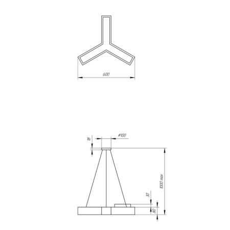 LED LED GEOMETRIA IGREK 28W 4000k 1750LM IP40 60x60x8 White-2