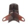Outdoor angle (external) with fasteners for skirting boards 70mm "decoration", 303 wenge dark