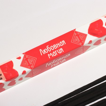 Incense "thoughts love magic", 8 sticks-1