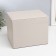 Casket to the leatherette for jewelry "screw" beige22x17x18 cm