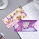 Money envelope "Congratulations!" Orchid, white tone, 16.5x8 cm