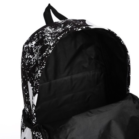 A backpack with a zipper, black color-5