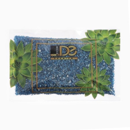 Soil "Blue Metallic" Decorative Sand is quartz, 250 g of fry.1-3 mm-1