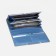 Women's wallet on magnets, blue color