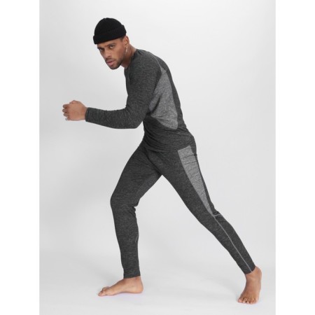 Male thermal underwear, size 54-56, dark gray color-12
