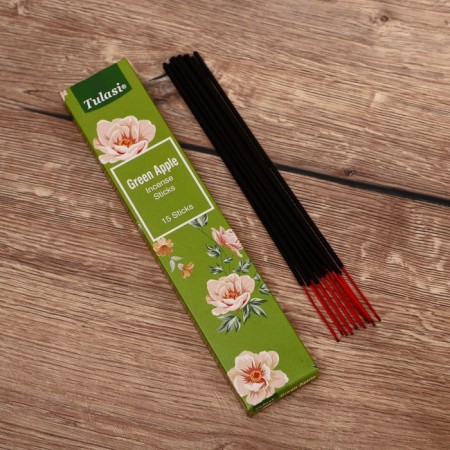 Incense "tulasi" 15 fragrances green apple