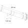 Erte Lamp Callisto A4415AP-1CC, LED, 15 W, 13x60x7 cm, 1350 lm, chrome