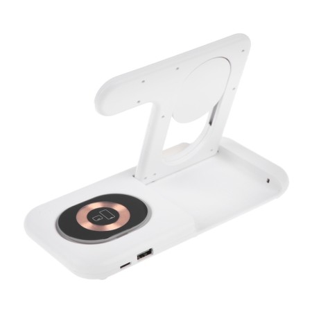Wireless charger 3 in 1 Y36, 15 W, folding, backlight, USB, Type-C, white-7