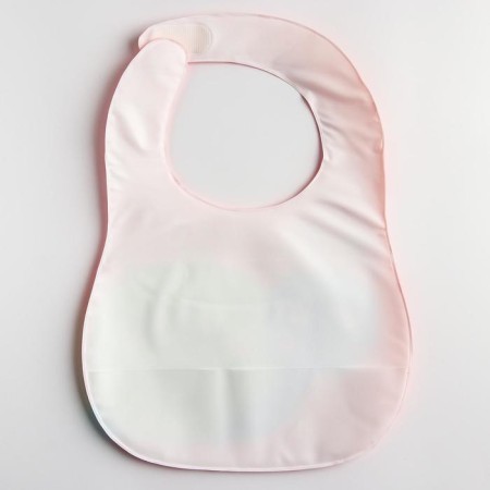 Bibslate for feeding "Snail" waterproof on Velcro, with a pocket, soft-6