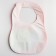 Bibslate for feeding "Snail" waterproof on Velcro, with a pocket, soft