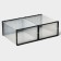 Shoe storage box with the door Large Size, 26 × 33.5 × 16.5 cm, 2 pcs