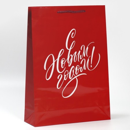 Laminated vertical packet "C NG", L 28 x 38 x 9 cm, New Year-1