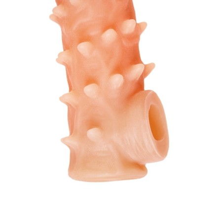 Kokos nozzle is realistic with additional stimulation, TPE, bodily, 15.6 cm, l-4