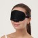 Sleep mask "perforation", 18 × 9 cm, elastic band is single, black color