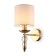 Bra Freya Fr1009wl-01BS Side, 212x150x380 mm, E14, 1x40W, brass color