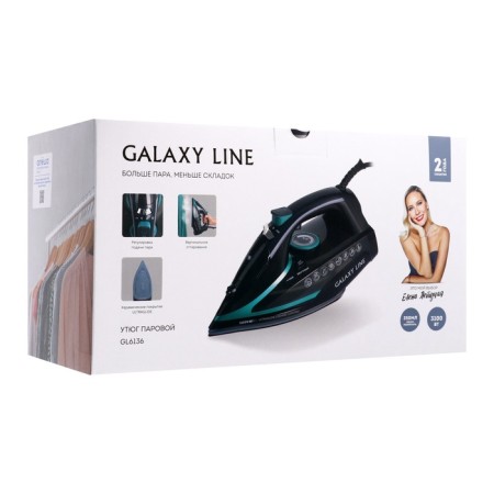 Iron Galaxy Line GL 6136, ceramic sole, 80 g/min, 350 ml, black and green-6