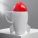 Ceramic mug "Dad", 300 ml, white color