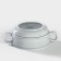 Boulevard porcelain cup "Watercolor", 380 ml, light-gray color