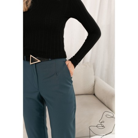 Female trousers, size 58, green color 60615-2