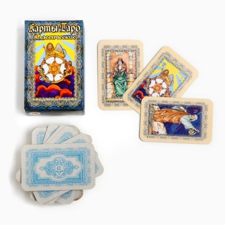Tarot "Classic", large, fortune -tier cards, 78 liters, with instructions-1