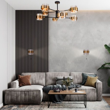 Wall lamp in the style of ARCADA loft, 60W, E14, 21.5x13x13 cm-3
