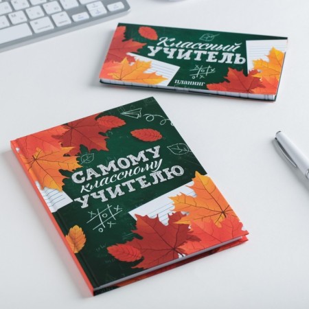 Gift set “The Cool Teacher”: A5 Diary of 80 sheets and planing with detachment sheets of 50 sheets-5