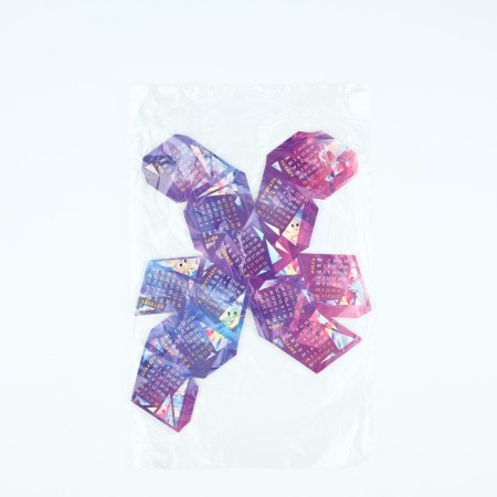 Calendar polygonal assembly rhombus "Snow Tenderness", ¶6 x 5 cm-5