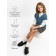 Vest for girl Knit, height 134 cm, blue color