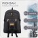 Tourist backpack, 60 l, lightning department, external pocket, black color