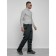 Semi-combinezone ski insulated male winter, size 50, dark green color