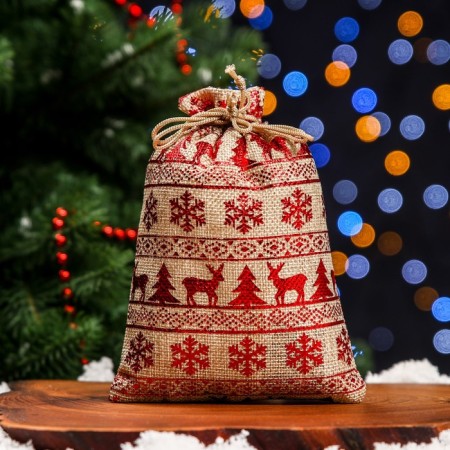 Gift bag from Scandinavia canvases, 13 x 18 cm