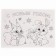 Application with uniform stickers for the New Year "Forest animals", New Year's set for creativity
