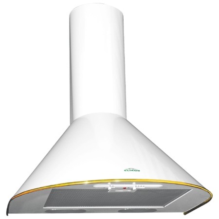 Elikor Epsyline Epsilon 60p-430-p3l, fireplace, 430 m3/h, 3 speeds, 60 cm, white/gold