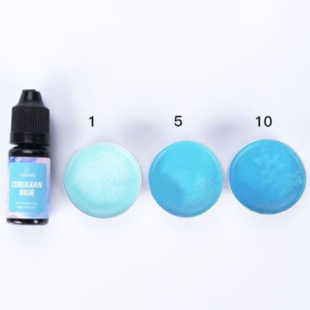 Paint (pigment) for wax "azure-blue" 10 ml