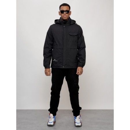 Sports male jacket, size 50, black color