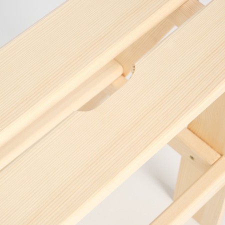 Stool-steel, 40 × 40 × 50cm, from needles-5