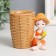 Polystone souvenir with a stand "Boy/Girl with corn" MIX 11x7x9.2 cm