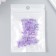 Glass beads 6/0 "Cube. Translucent. Lilac" 10 g