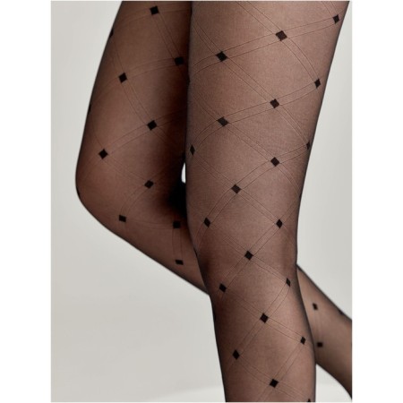 Women's tights Fantasy Shape, size 2, color Nero-3