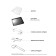 Mini-fucker ECON ECO-G3801MO, 1800W, 6 modes, 100-250 ° C, 38 l, white color